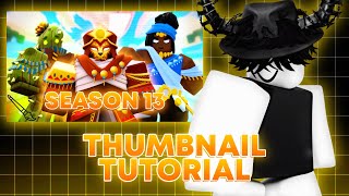 THE Best Thumbnail Tutorial Roblox Bedwars INSANE RESULTS