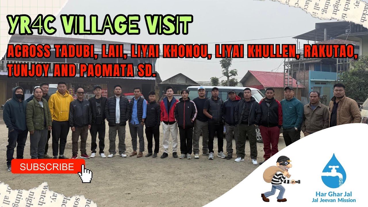 Youth Rise for Change (YR4C) team conducted village visits across Tadubi, Laii etc.....Part 1