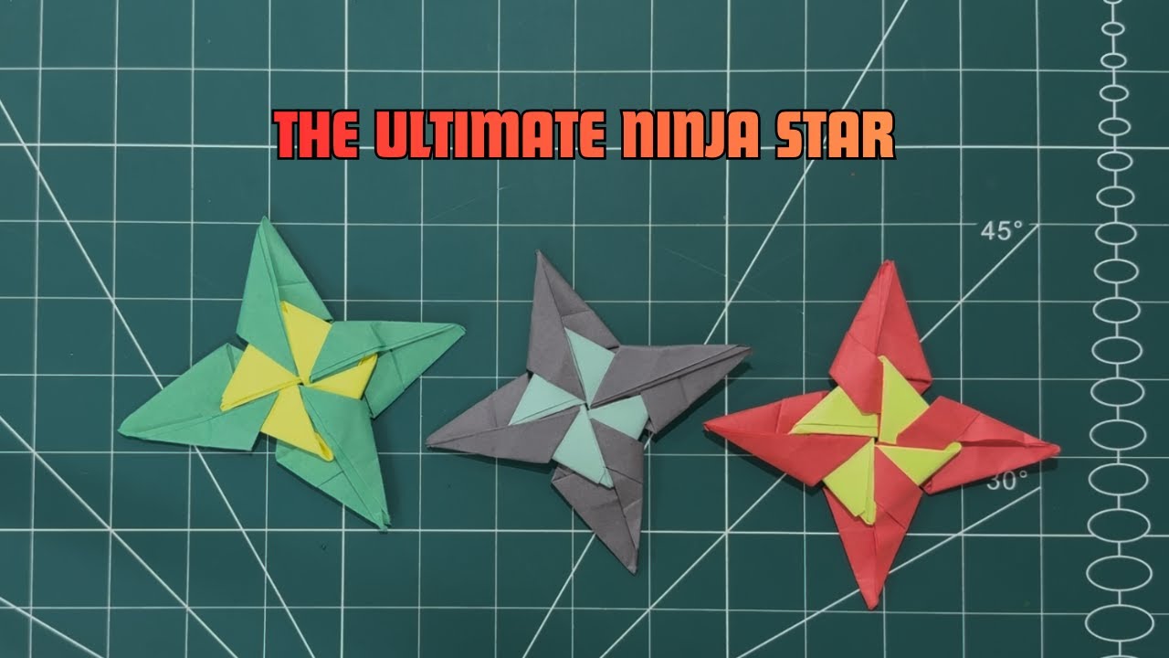How to Make the The Ultimate Ninja Star | Easy Origami