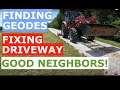 Helping Neighbor. Gravel Driveway Box Blade Job.