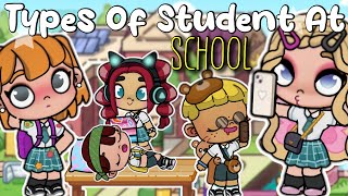 Types Of Students At School Hall Ways 😁😆🤩💤🍔📚🐛🎒🏫✨ || AVATAR WORLD RP #avatarworld #students #pazu