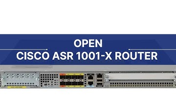 Open Cisco ASR 1001-X Router | Hardware