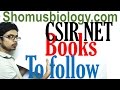 CSIR NET life sciences books to follow | Best books for CSIR NET exam preparation