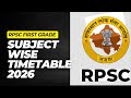First grade exam time table 2026#rpsc1stgrade2026#1stgradeexamdate