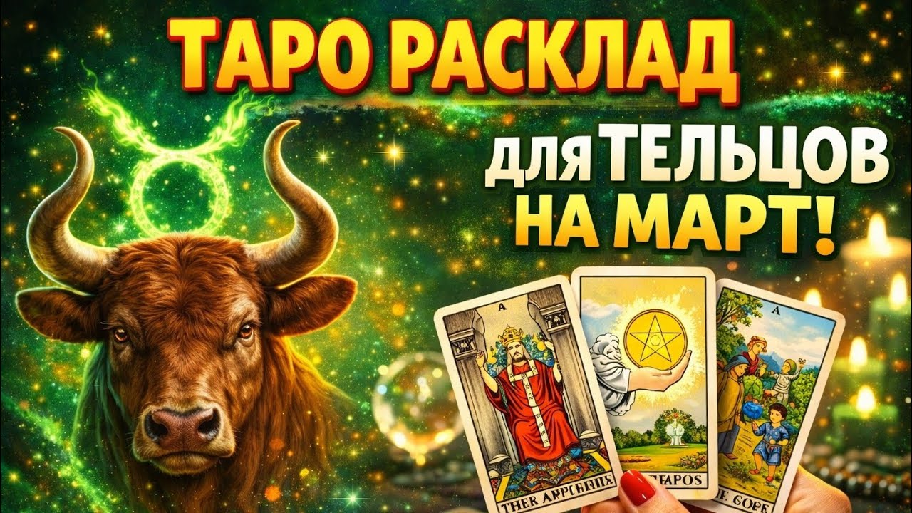 ТЕЛЕЦ - ТАРО РАСКЛАД НА МАРТ 2026 ! ЭТО ПРОИЗОЙДЁТ СОВСЕМ СКОРО! 