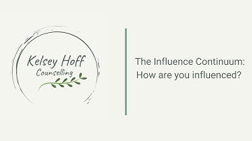 How are you influenced? The Influence Continuum