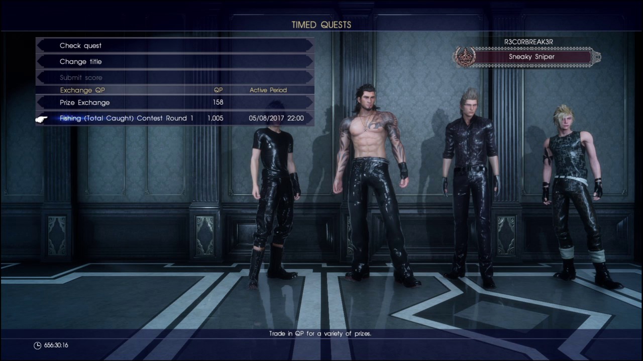 FINAL FANTASY XV| Timed Quest: Buying out Wind-Up Lord Vexxos x3