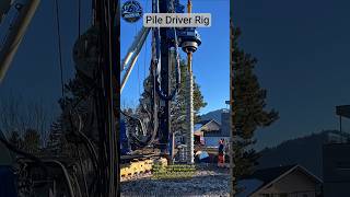 Pile Driver Rig #india #machine #work #shortsviral