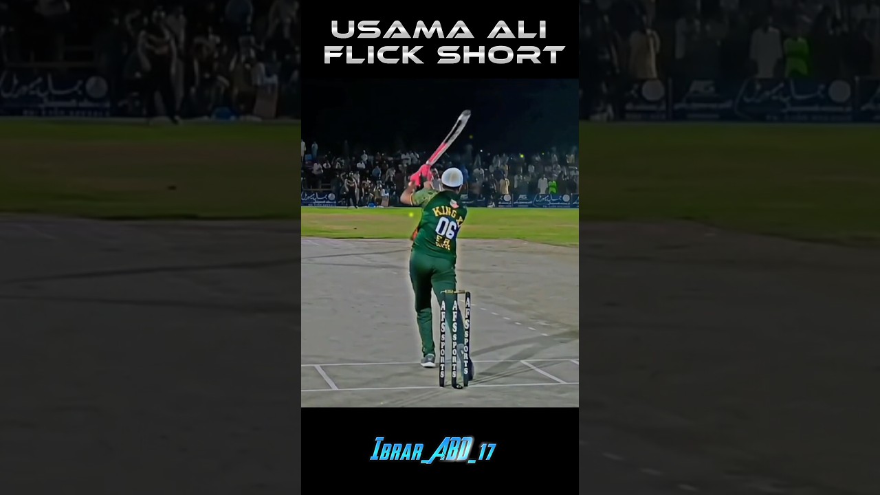 flick shot in cricket tape ball 