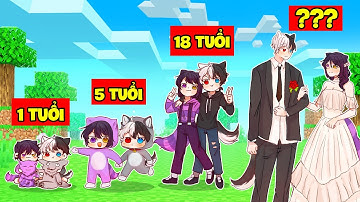 Chuyện Gì Xảy Ra Nếu " CẶP ĐÔI RUBY VÀ SIRO " Lớn Lên Trong Minecraft