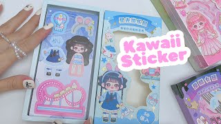 🎀 Kawaii Sticker Unboxing ✨ Cute Aesthetic Journal ASMR | Sticker Book Haul screenshot 4