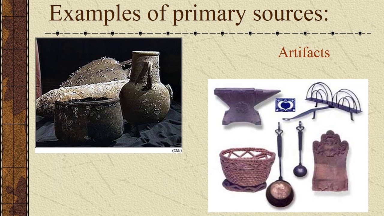primary and secondary sources w pictures