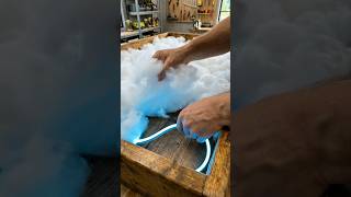DIY Glowing Cloud Epoxy Table! ☁️😲