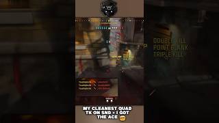 My cleanest Quad Throwing Knife on SND + I got the Ace 🤯