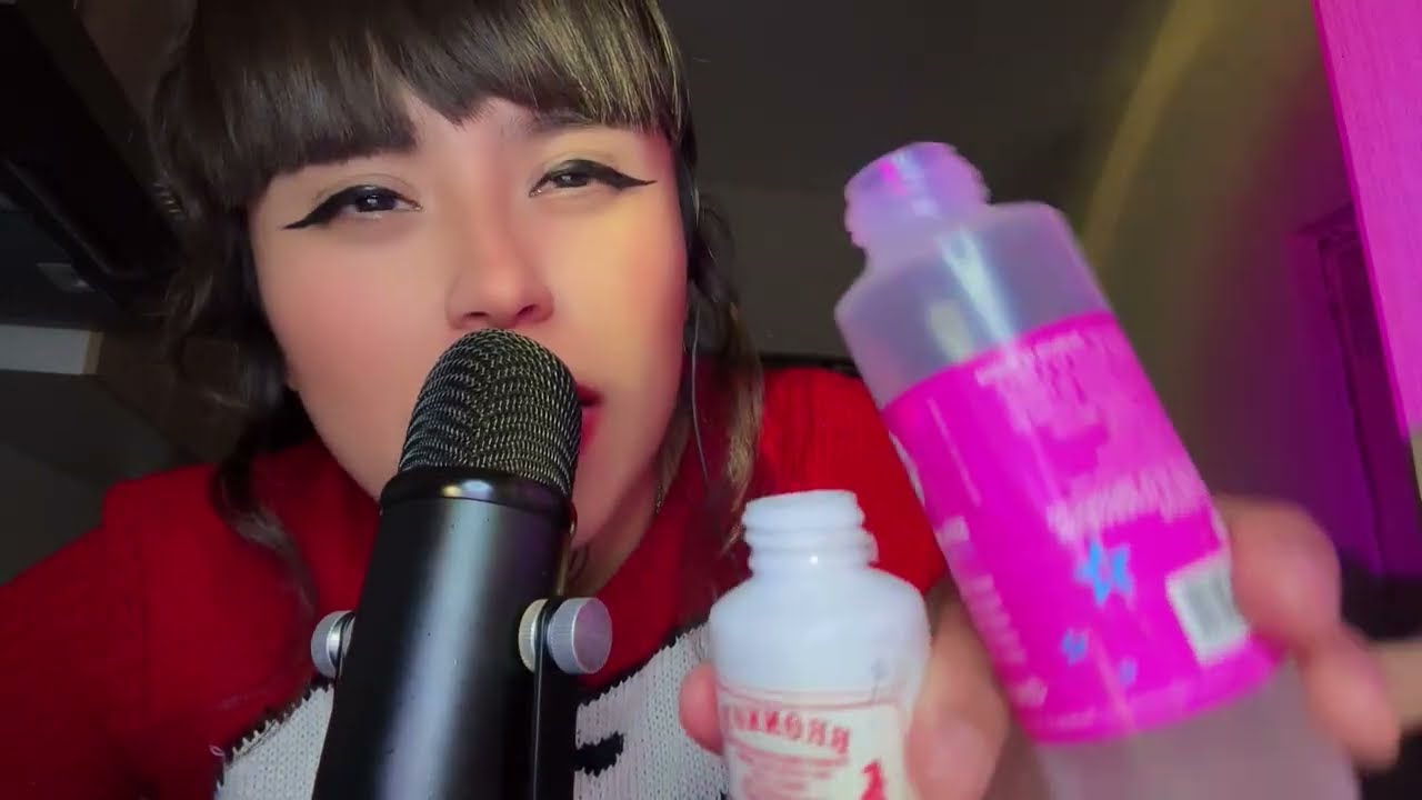 ASMR/ CON PEGAMENTO 😝 #asmr #asmrvideos #pegamento #mouthsounds #sleep #relax #sonidosrelajantes 