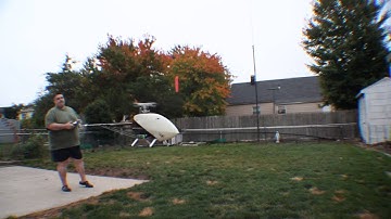 First test flight of Align Trex 700 DFC with Leopard motor Oct21,2016