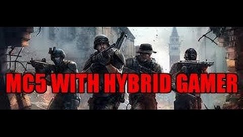 MODERN COMBAT 5 - 1 VS  1 MATCH WITH HYBRID GAMER (MODERN COMBAT)