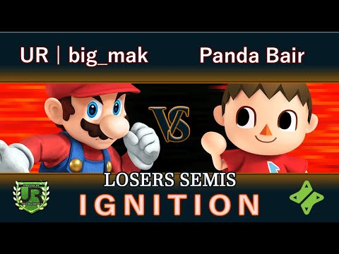 Ignition #104 LOSERS SEMIS - UR | big_mak (Mario, Diddy Kong) vs Panda Bair (Villager)