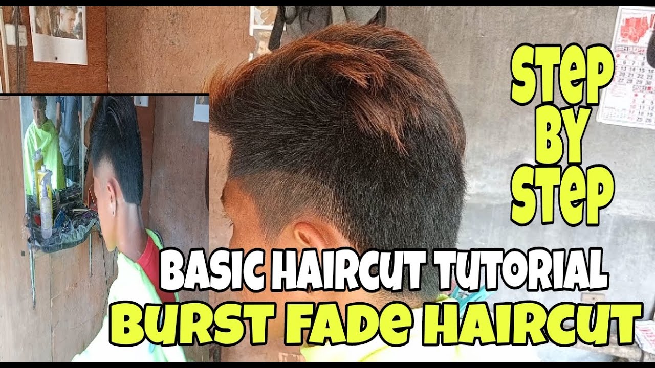 Burst fade basic haircut tutorial step by step - YouTube
