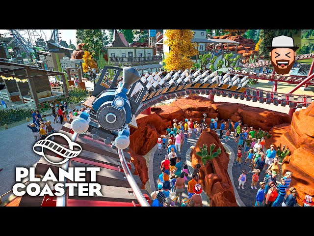 A nova Montanha-Russa da ala faroeste! | Planet Coaster #50