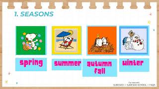SEASONS AND WEATHER PPT