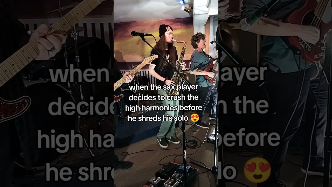 adding sax to our songs is like the best thing weve ever done 