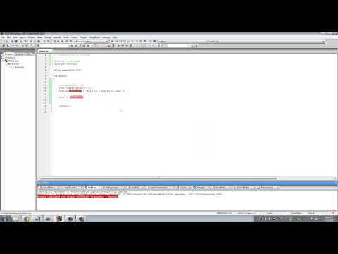 C++ Programming Tutorials: 7 - Introduction to Strings