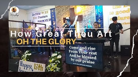 Thumbnail of How Great Thou Art/ Oh The Glory (Carrie Underwood/Jesus Image)- KOTC Sunday Worship