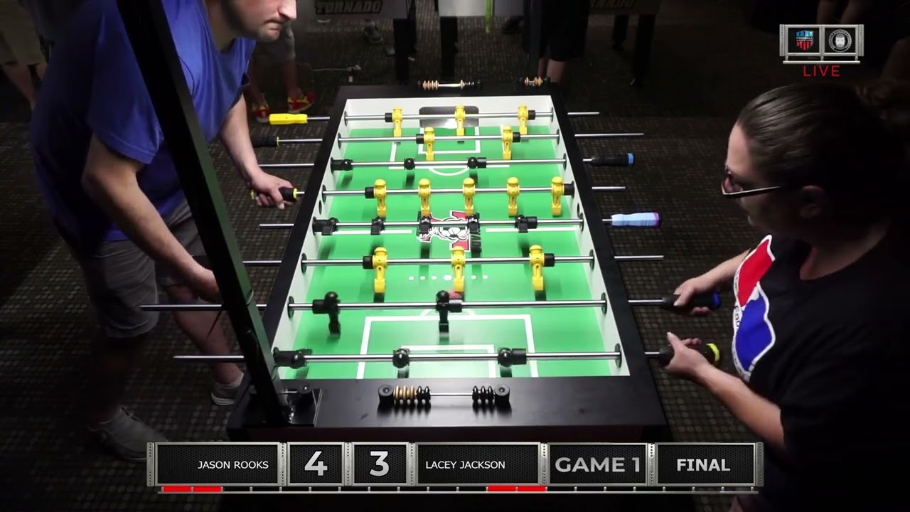 2022 Oklahoma State Foosball - Rookie Singles Final - Jason Rooks vs Lacey Jackson