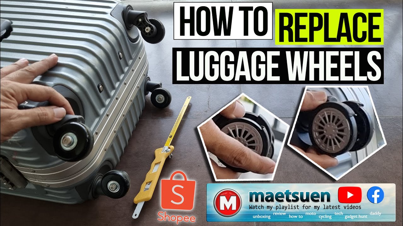 Luggage Repair: How to Repair your luggage Wheels and Handle - A Parenting  Blog, Save Money