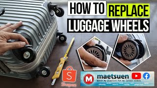 How to Replace Luggage Wheels