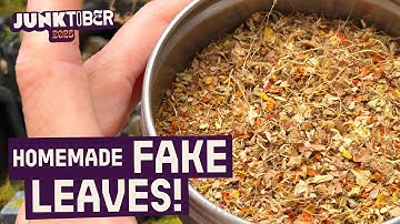 Making Miniature Autumn LEAVES from Scratch! // Junktober Day 30