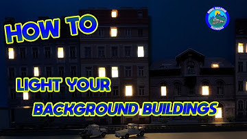 HOW TO LIGHT YOUR MODEL RAILWAY-BACKGROUND FLATS
