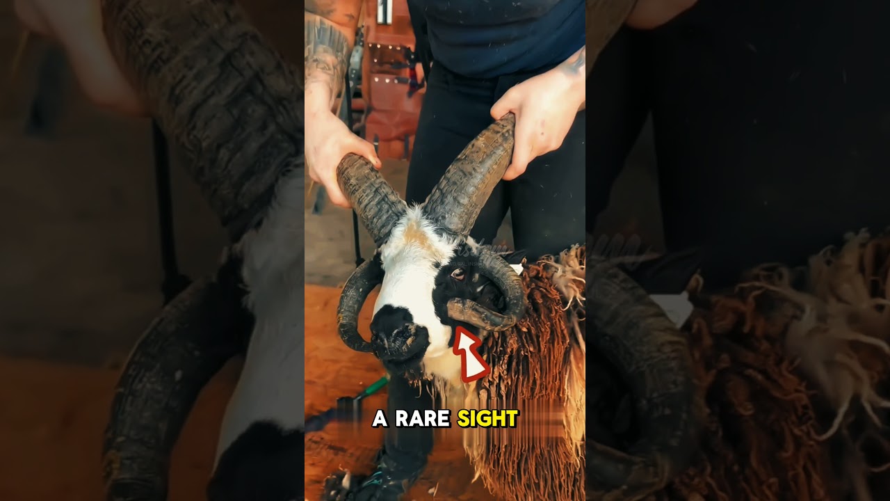 Unique Sheep With Four Horns Gets Special Care