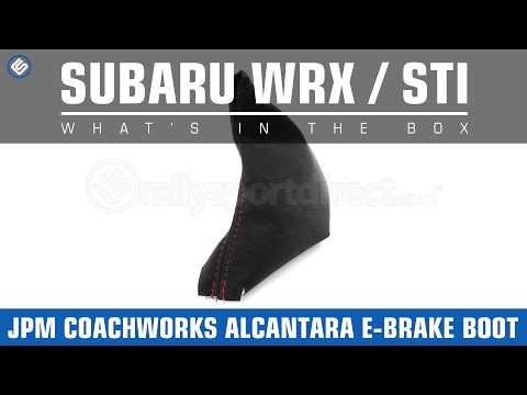 JPM Coachworks Alcantara E-Brake Boot - What's in ...