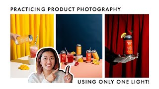 Practicing product photography | Using ONLY one light!
