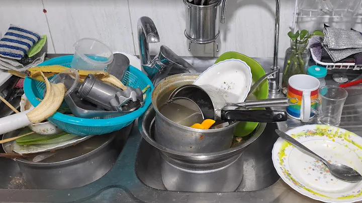 Deep Sink Cleaning ASMR | Relaxing Water Sounds & Gloves”#asmr#clean