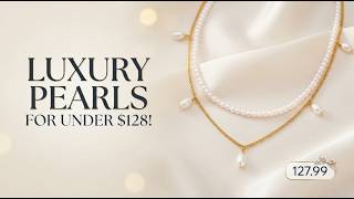 D'Joy Pearl Necklace (14-16 In.) 18K Vermeil Over Sterling Silver