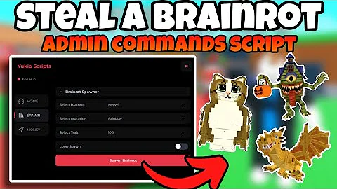 [UPDATED🎃] ADMIN COMMAND SCRIPT STEAL A BRAINROT 🤫| KEYLESS | BRAINROT SPAWNER | INF MONEY
