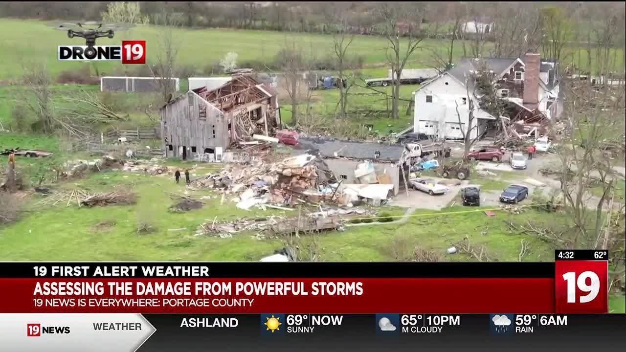 Assessing Portage County damage from powerful storms