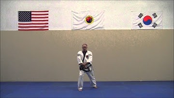 Low X Block   Ssang Soo Ha Dan Mahk Kee