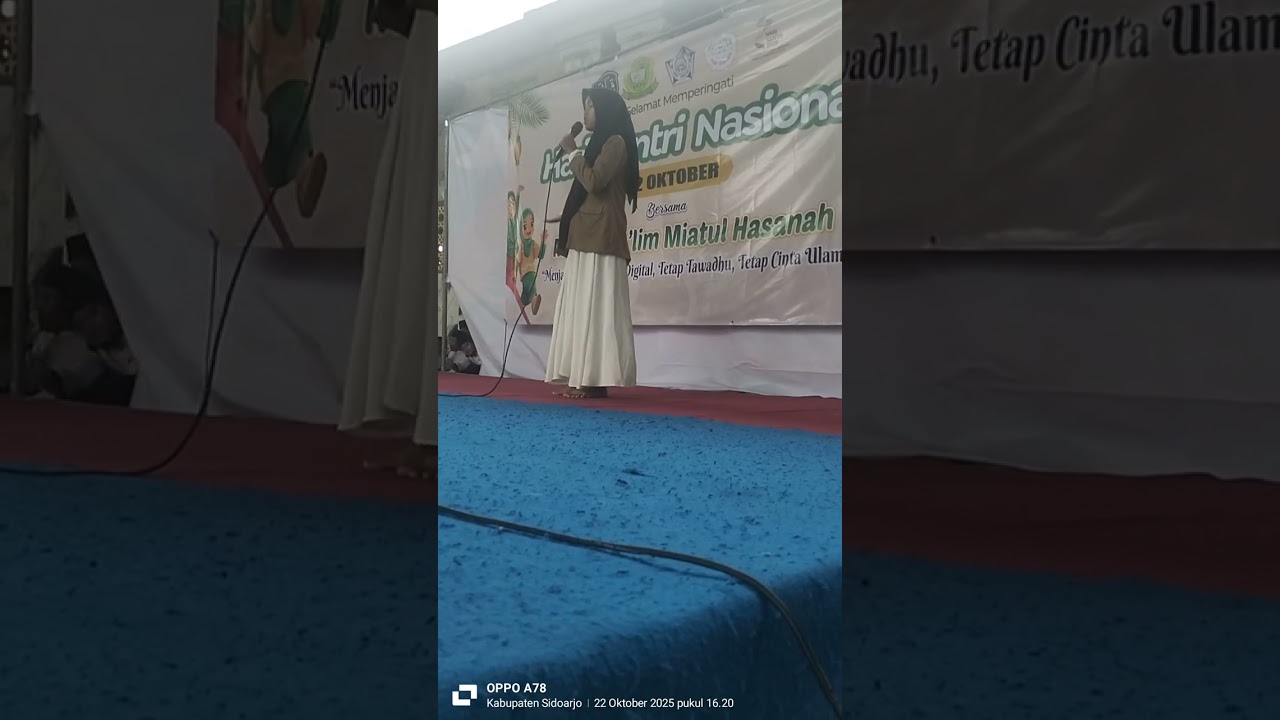 Hari Santri Miatul Hasanah pidato bahasa Inggris 