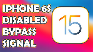 Lpro Boot Disk iPhone 6s Disabled Bypass with Signal iOS 15