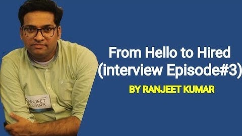 INTERVIEW SESSION Episode 3|URDU & HINDI| BY RANJEET KUMAR