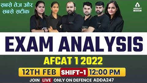 AFCAT 1 2022 Analysis