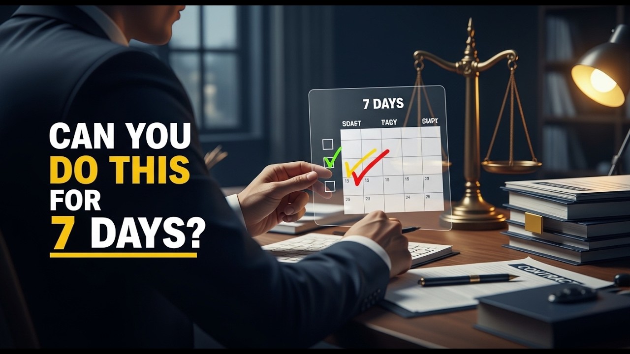 Can You Do This For 7 Days Straight?