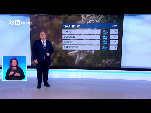 BTV Времето 20 11 2025 г централна емисия