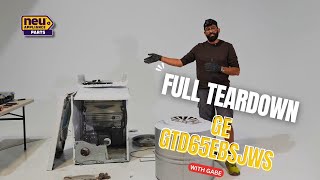 GE GTD65EBSJWS Teardown–Every Failure Point Exposed (Front Bearing, Purple Wire, Lint Fire Hazard)