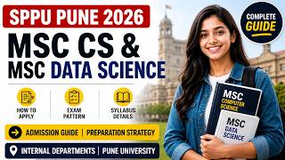 SPPU MSc CS &amp; MSc Data Science 2026 🔥 Admission, Syllabus, Exam Pattern | Full Guide Pune