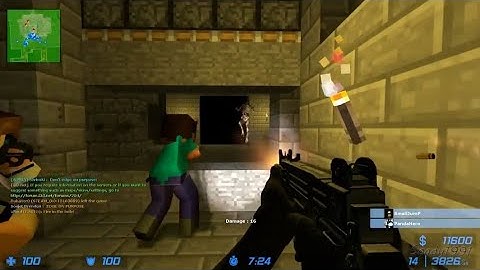 Counter-Strike: Source - Zombie Escape - Minecraft - ze_minecraft_adventure_v1_2c (4 Stages)